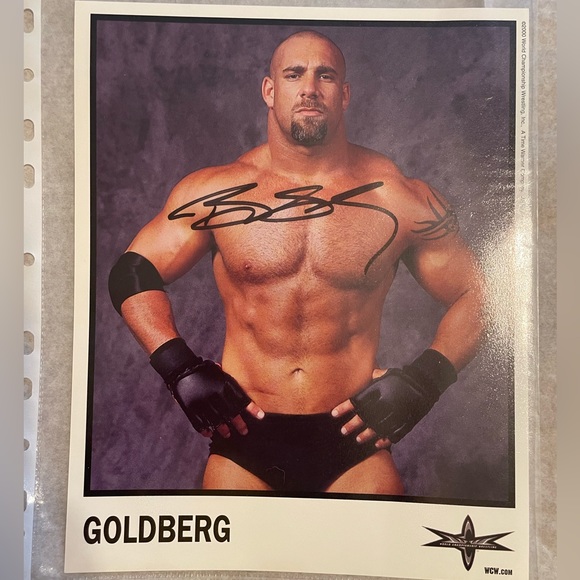 Rare Officially Licensed WCW 8x10 promo photo signed by Goldberg - Picture 1 of 1